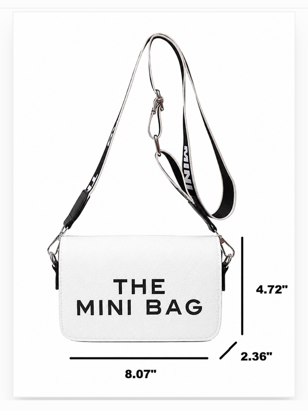 New! THE MINI BAG Crossbody-by Zenana Outfitters - Picture 5 of 6